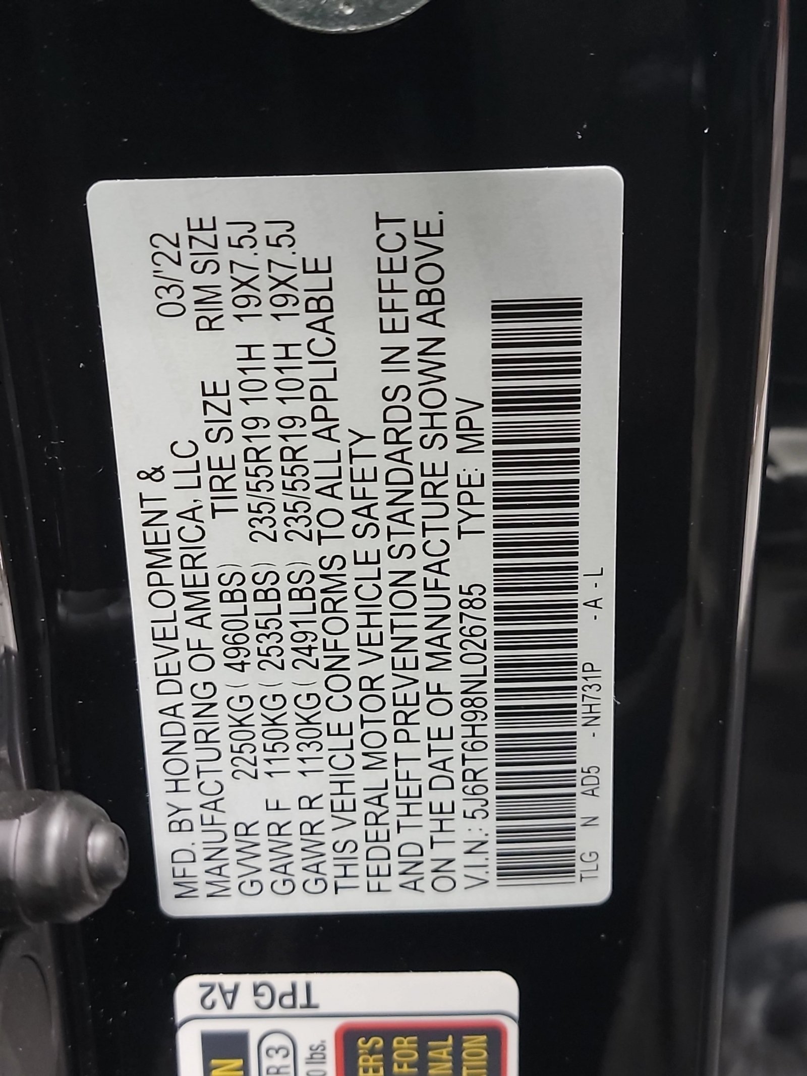 Certified 2022 Honda CR-V Touring image 33