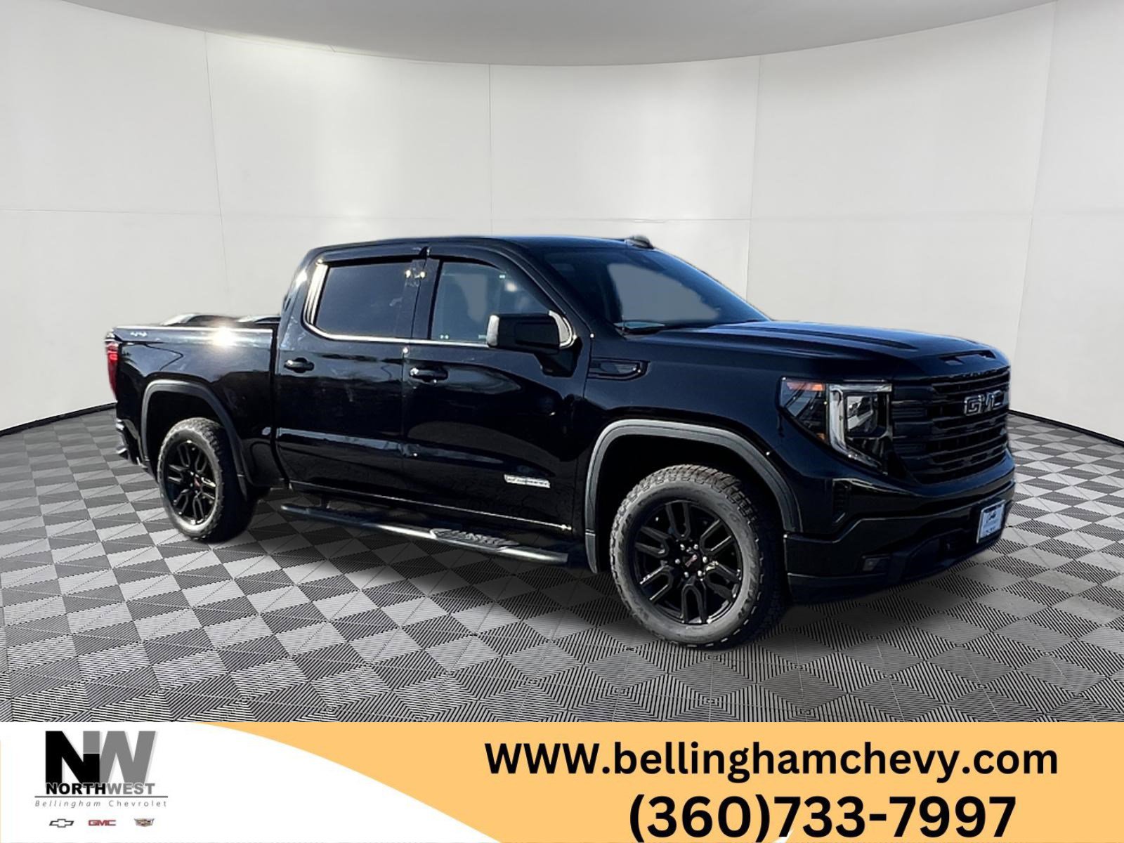 Used 2023 GMC Sierra 1500 Elevation w/ LPO, Elevation Black Package AWD/4WD image 1