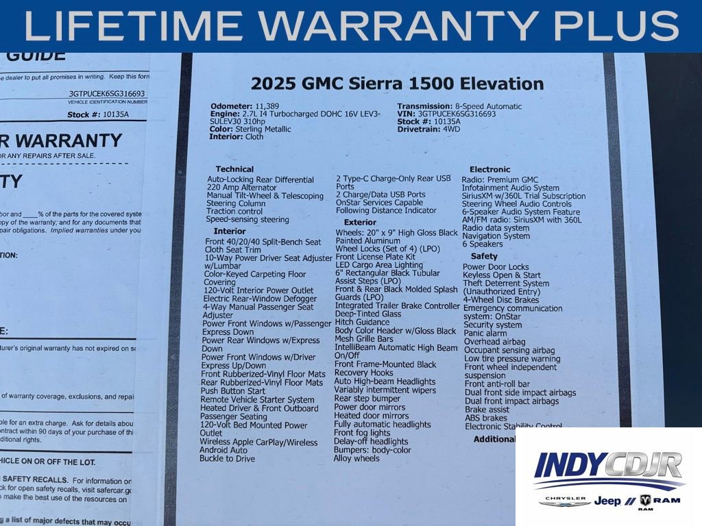Used 2025 GMC Sierra 1500 Elevation AWD/4WD image 18
