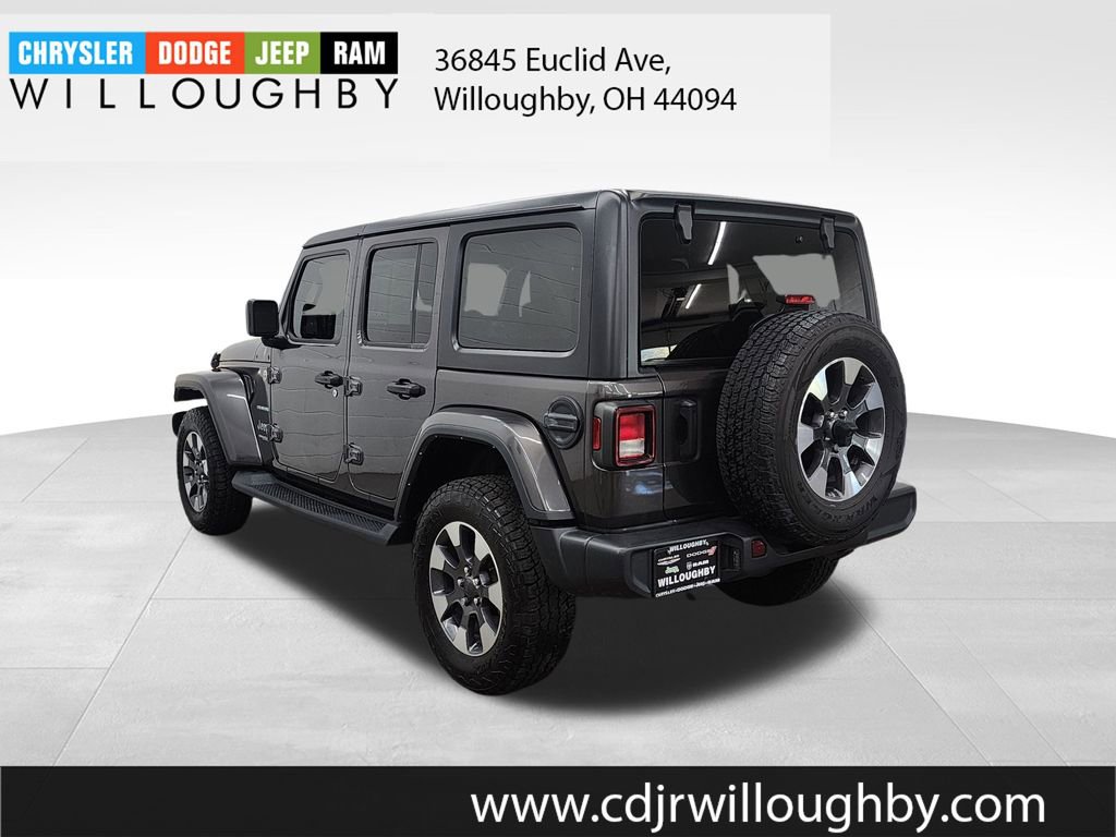 Used 2021 Jeep Wrangler Unlimited Sahara w/ Uconnect 4C Nav & Sound Group AWD/4WD image 6
