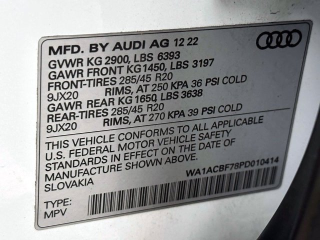 Used 2023 Audi Q7 2.0T Premium w/ Convenience Package AWD/4WD image 37