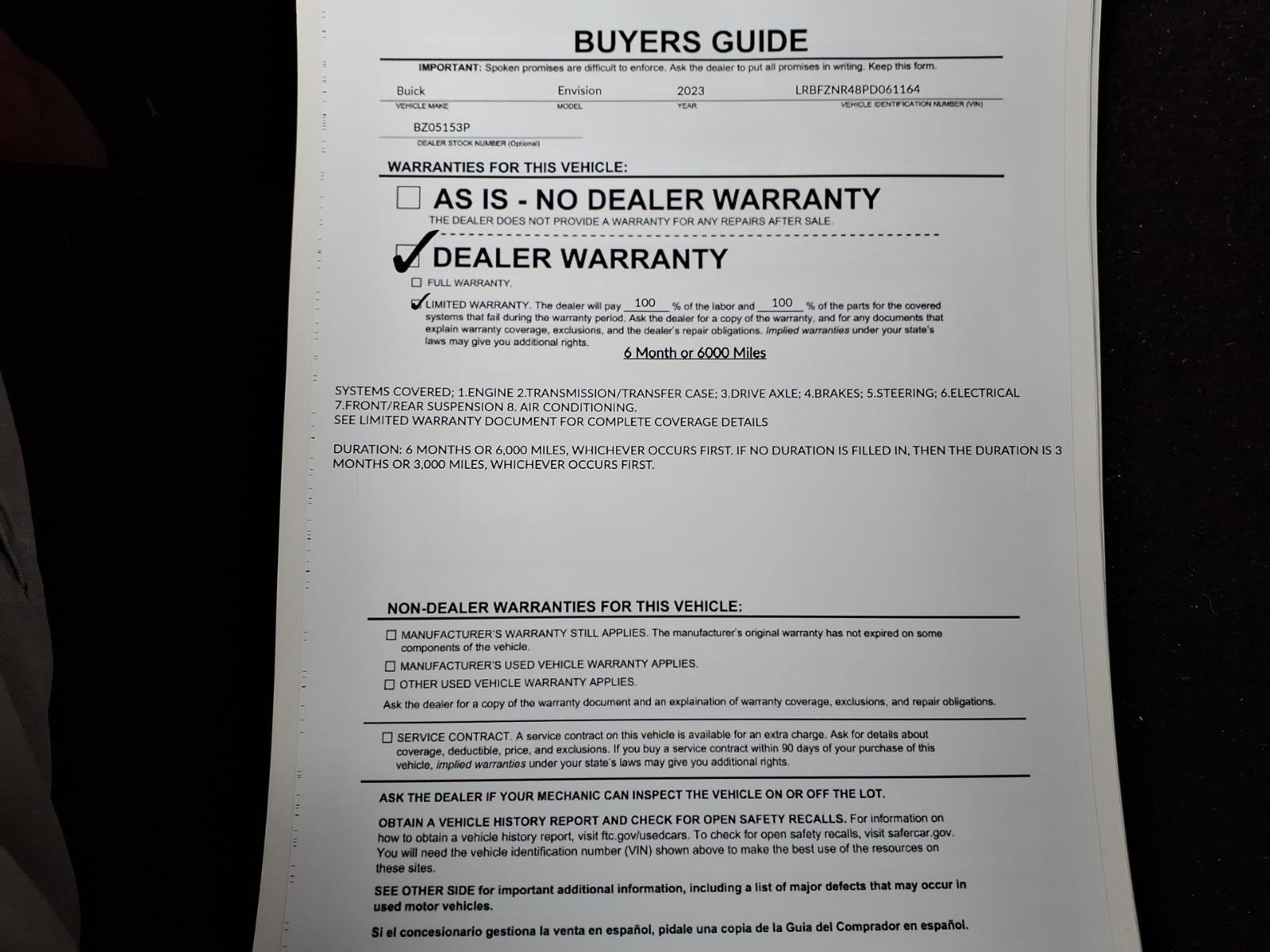 Used 2023 Buick Envision Essence FWD image 37