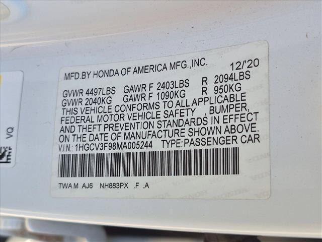 Used 2021 Honda Accord Touring image 26