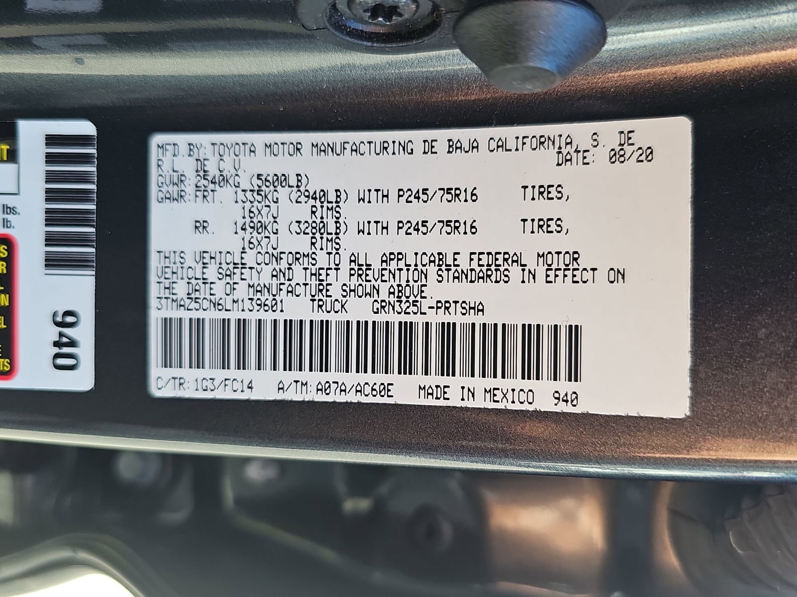 Used 2020 Toyota Tacoma SR5 RWD image 37