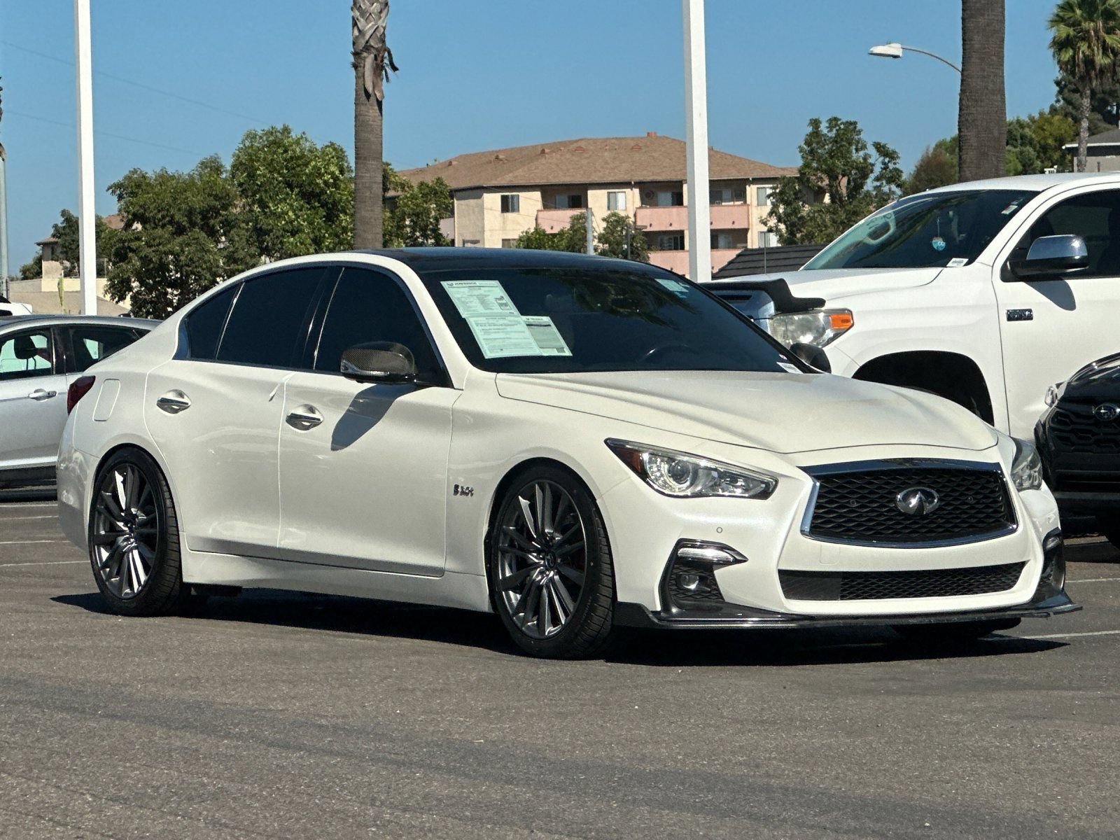 Used 2019 INFINITI Q50 Red Sport 400 RWD image 8