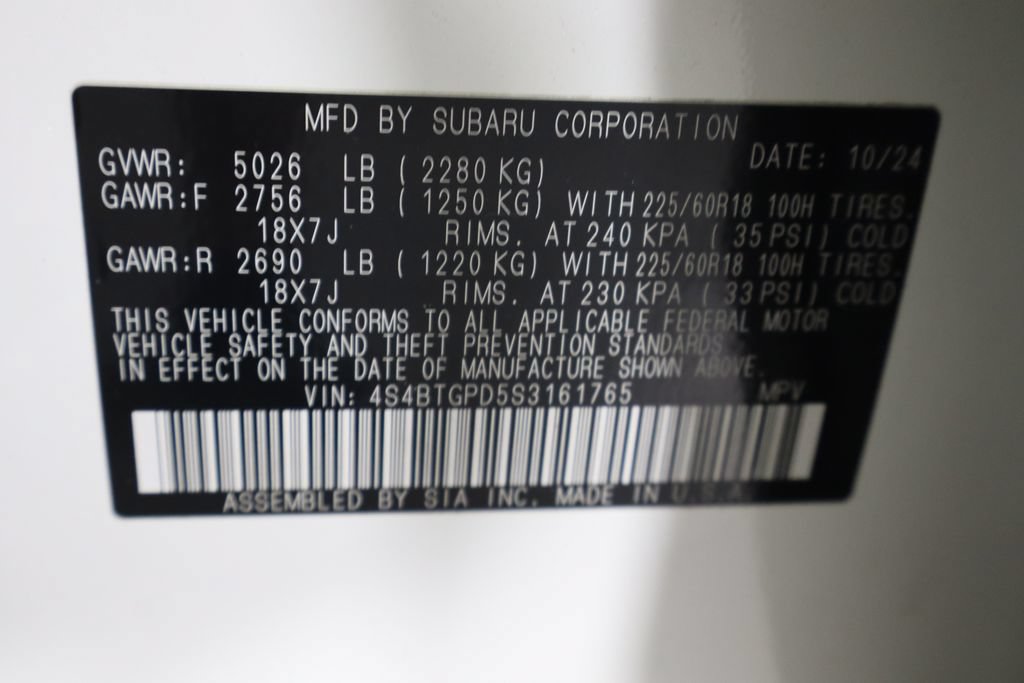 Used 2025 Subaru Outback Touring XT AWD/4WD image 38