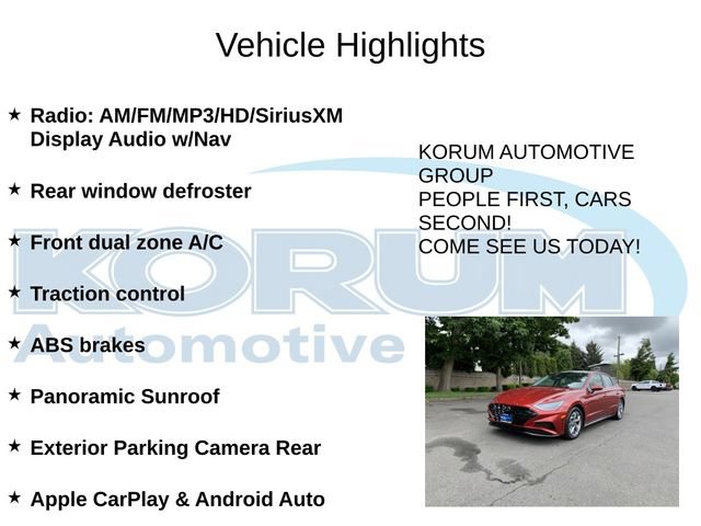 Used 2023 Hyundai Sonata SEL w/ Convenience Package FWD image 8