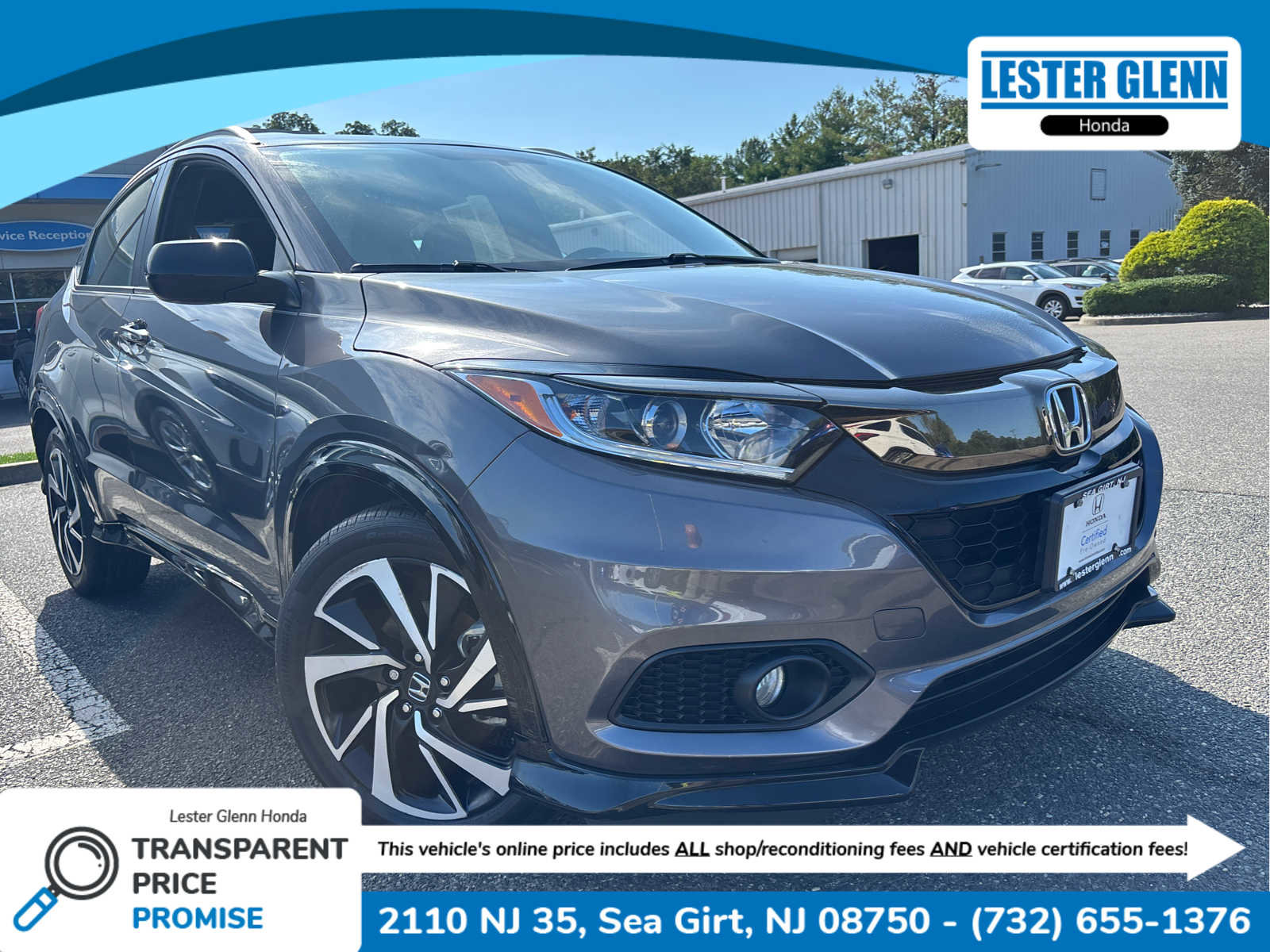 Certified 2019 Honda HR-V Sport