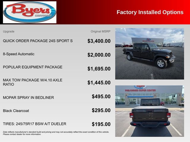 Used 2021 Jeep Gladiator Sport AWD/4WD image 10