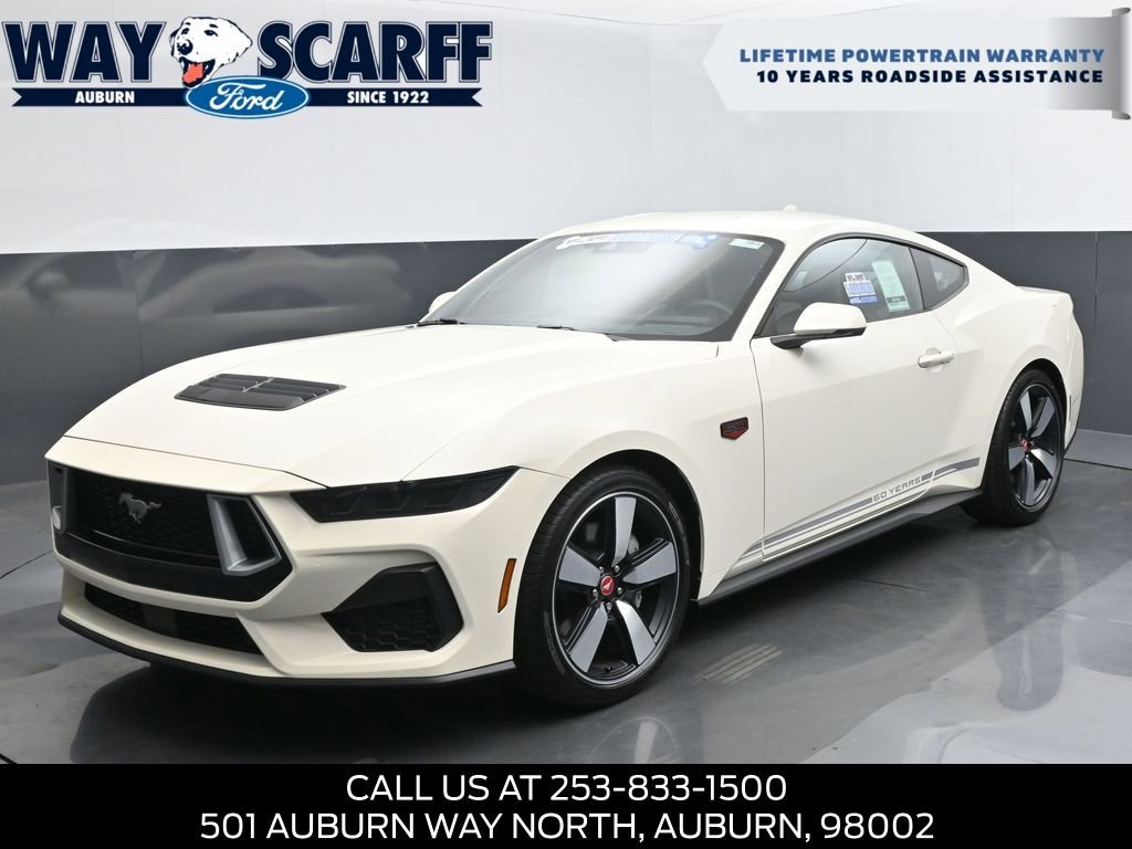 New 2025 Ford Mustang GT Premium w/ 60th Anniversary Package