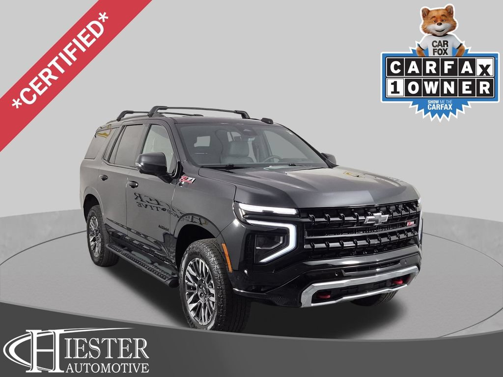 Certified 2025 Chevrolet Tahoe Z71 w/ Z71 Off-Road Package AWD/4WD 360° Tour