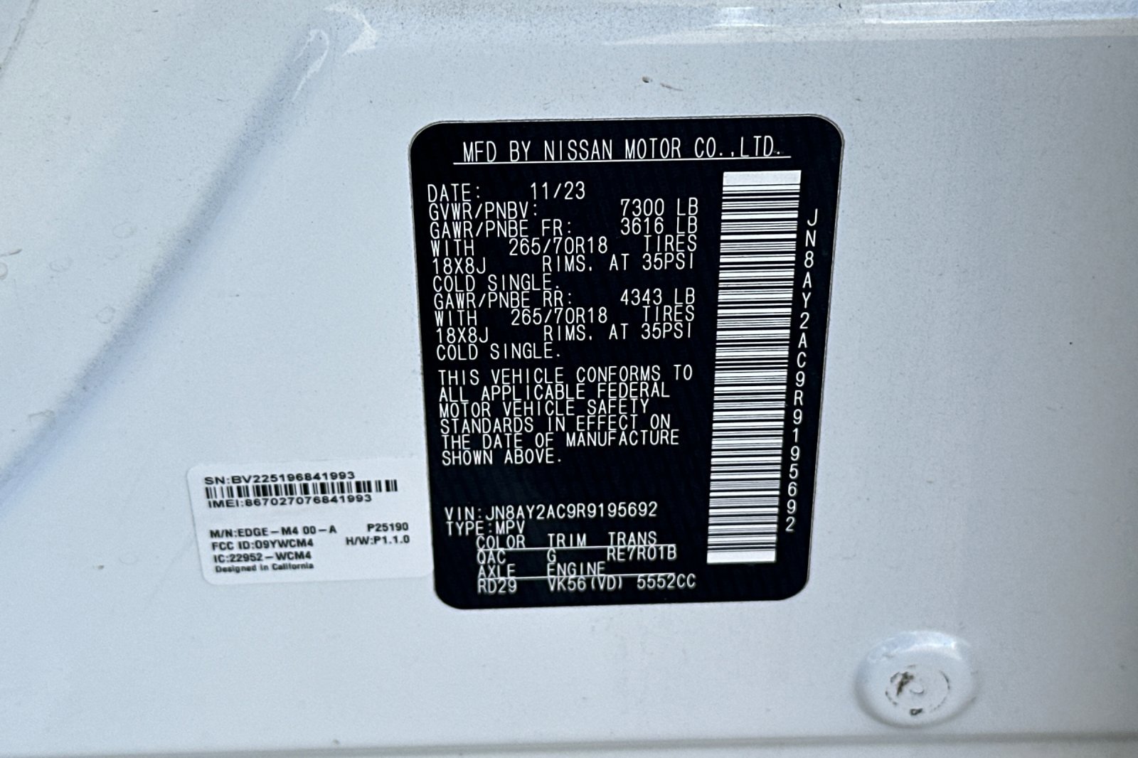 Used 2024 Nissan Armada SV RWD image 28