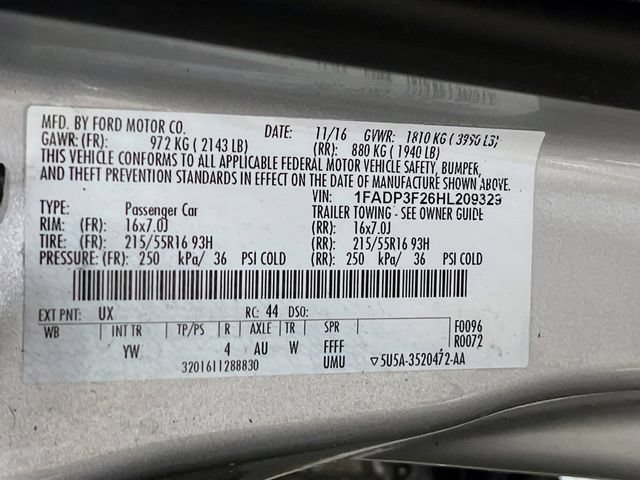 Used 2017 Ford Focus SE FWD image 26