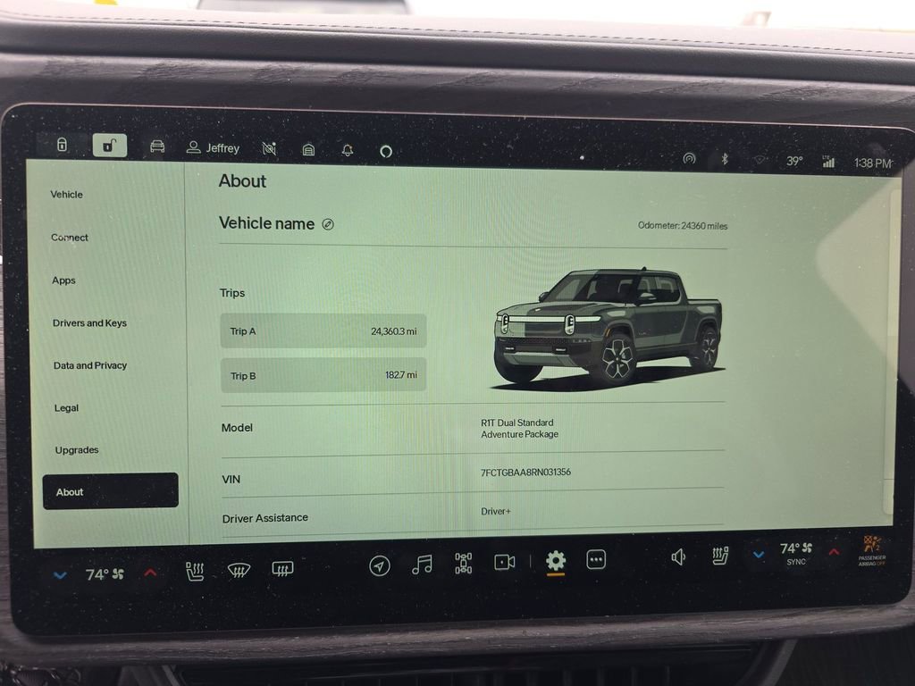 Used 2024 Rivian R1T Adventure AWD/4WD image 3