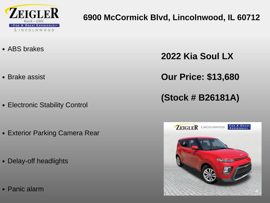 Used 2022 Kia Soul LX FWD image 12