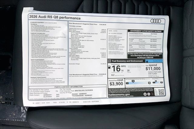 New 2026 Audi RS Q8 performance AWD/4WD image 13