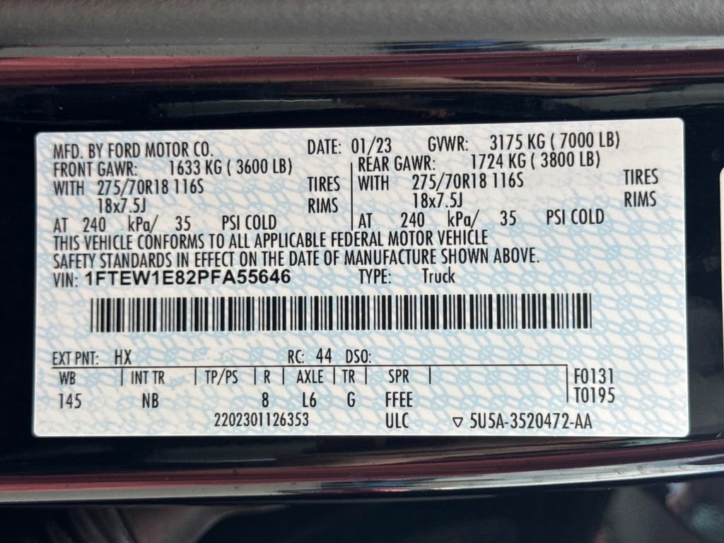 Used 2023 Ford F150 Tremor w/ Equipment Group 402A High AWD/4WD image 30