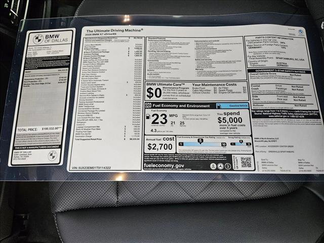 Used 2026 BMW X7 xDrive40i w/ M Sport Package image 17