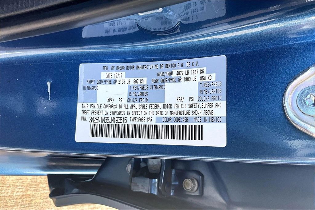 Used 2018 MAZDA MAZDA3 Grand Touring w/ Premium Equipment Package image 44