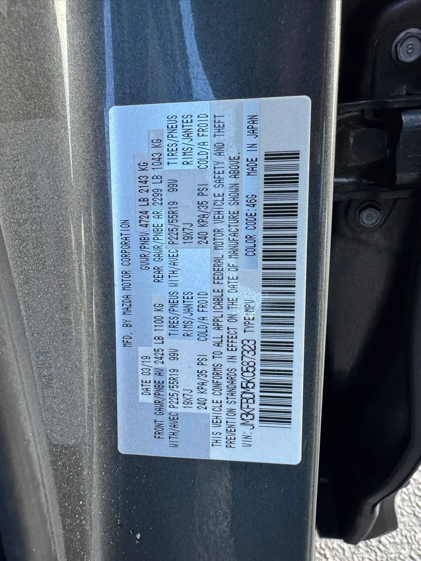 Used 2019 MAZDA CX-5 Grand Touring AWD/4WD image 22
