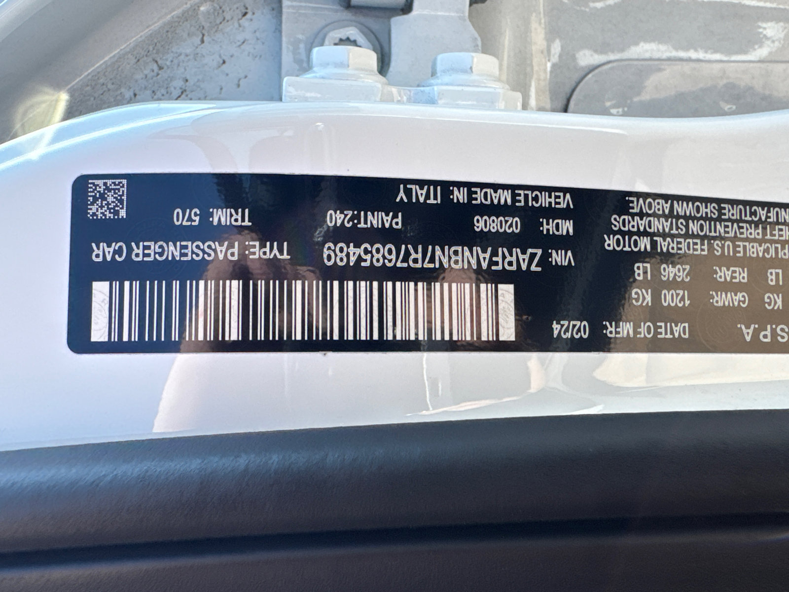 Used 2024 Alfa Romeo Giulia Ti w/ Active Assist Plus Package image 36