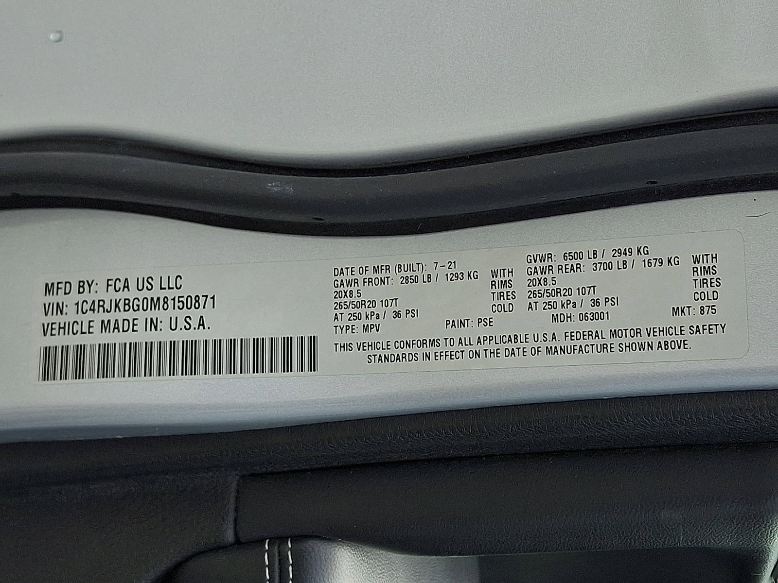 Used 2021 Jeep Grand Cherokee L Limited image 29