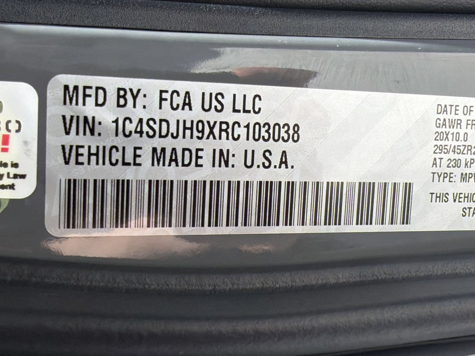 Used 2024 Dodge Durango SRT Hellcat AWD/4WD image 27