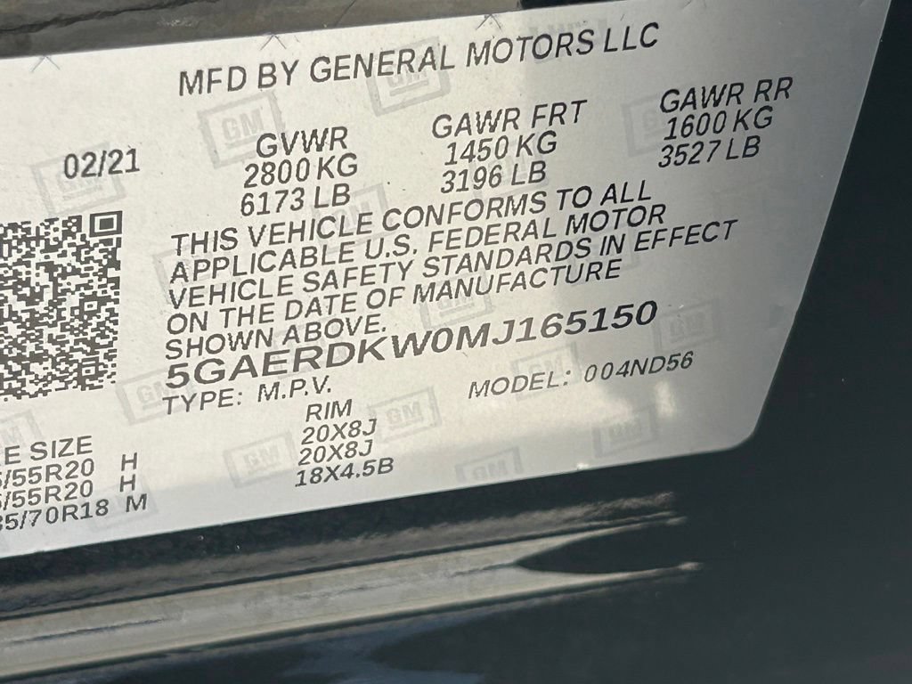 Used 2021 Buick Enclave Avenir w/ Avenir Technology Package FWD image 62