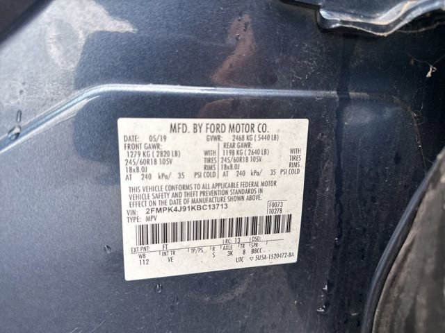 Certified 2019 Ford Edge SEL w/ Equipment Group 201A image 11