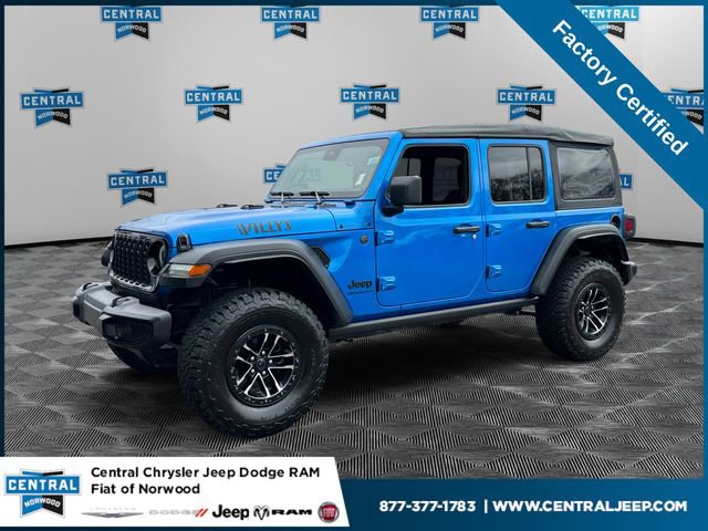 Certified 2025 Jeep Wrangler Willys image 1