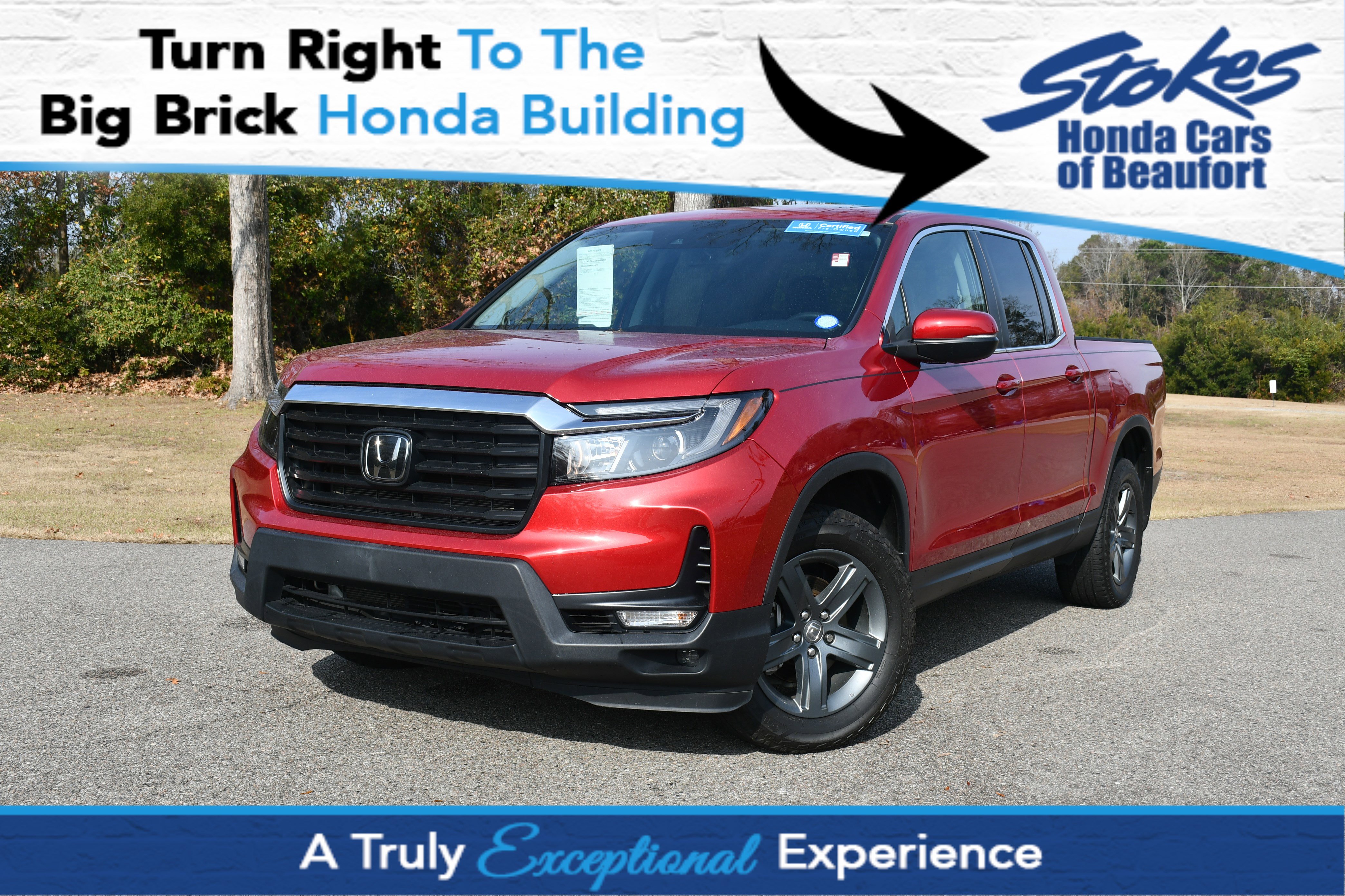 Certified 2023 Honda Ridgeline RTL image 1