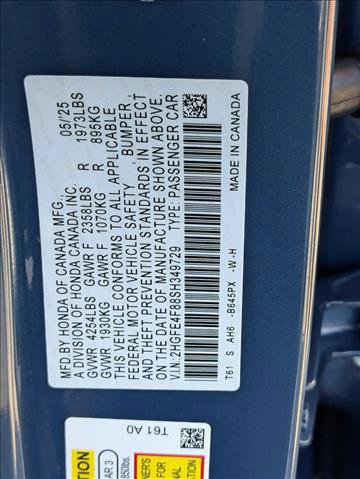 Used 2025 Honda Civic FWD Hybrid Sedan image 18