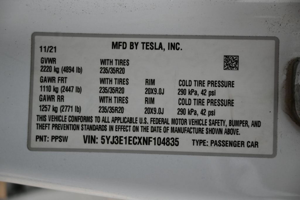 Used 2022 Tesla Model 3 Performance AWD/4WD image 39