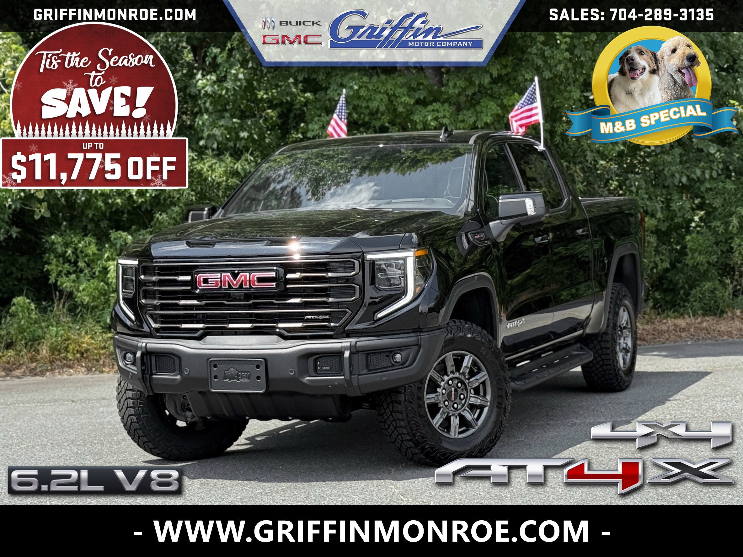 New 2025 GMC Sierra 1500 AT4X