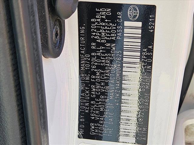 Used 2021 Toyota Camry XSE w/ Navigation Package FWD image 29