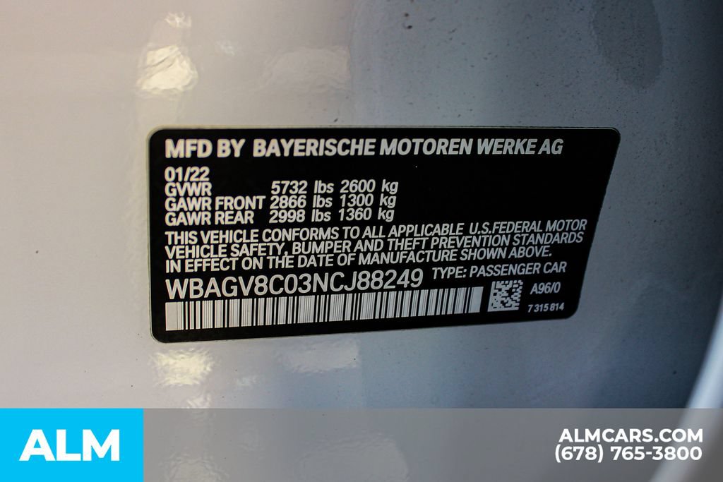 Used 2022 BMW M850i Gran Coupe xDrive AWD/4WD image 37