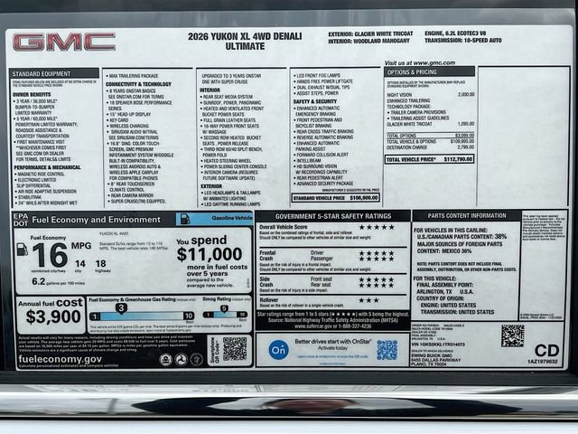 New 2026 GMC Yukon XL Denali Ultimate image 21