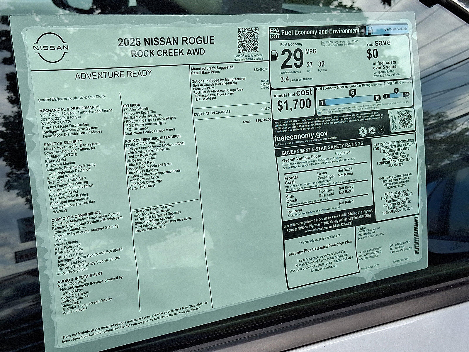 New 2026 Nissan Rogue SV image 8