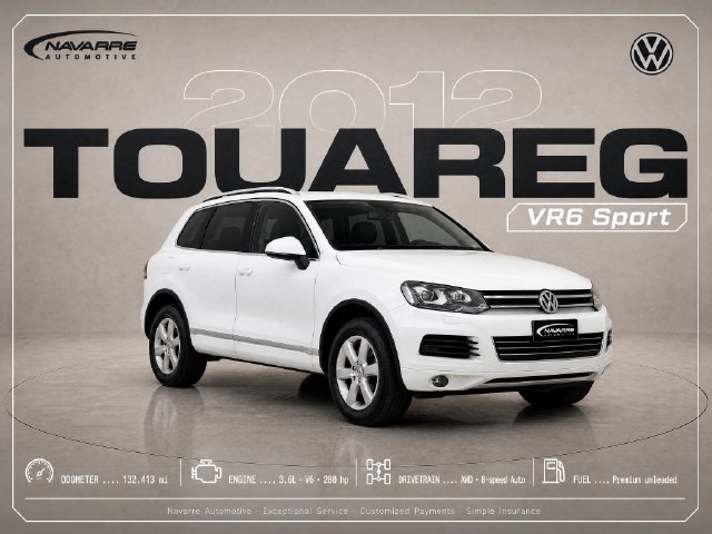 Used 2012 Volkswagen Touareg VR6 AWD/4WD image 1