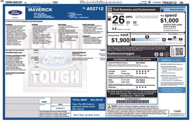 New 2026 Ford Maverick XLT FWD image 4