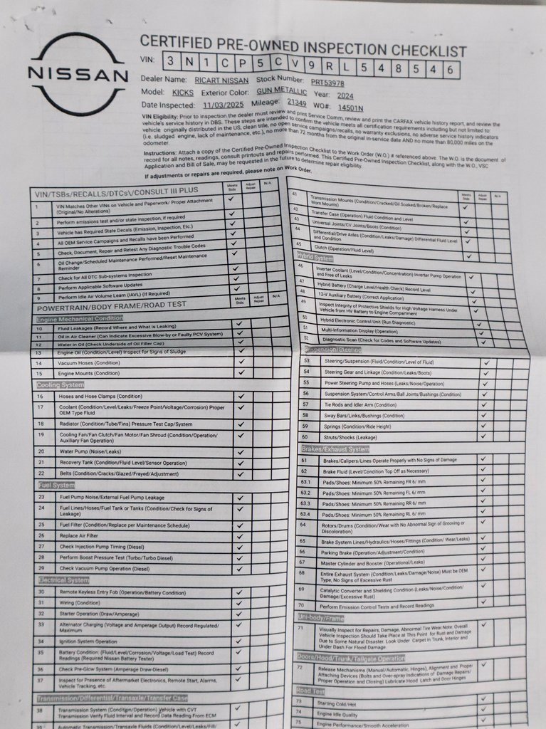 Certified 2024 Nissan Kicks SV image 5
