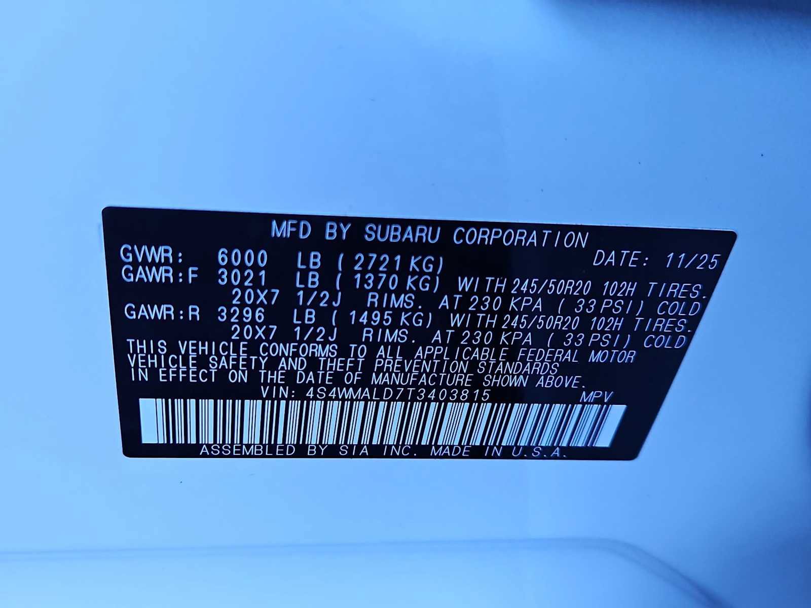 New 2026 Subaru Ascent Bronze Edition image 36