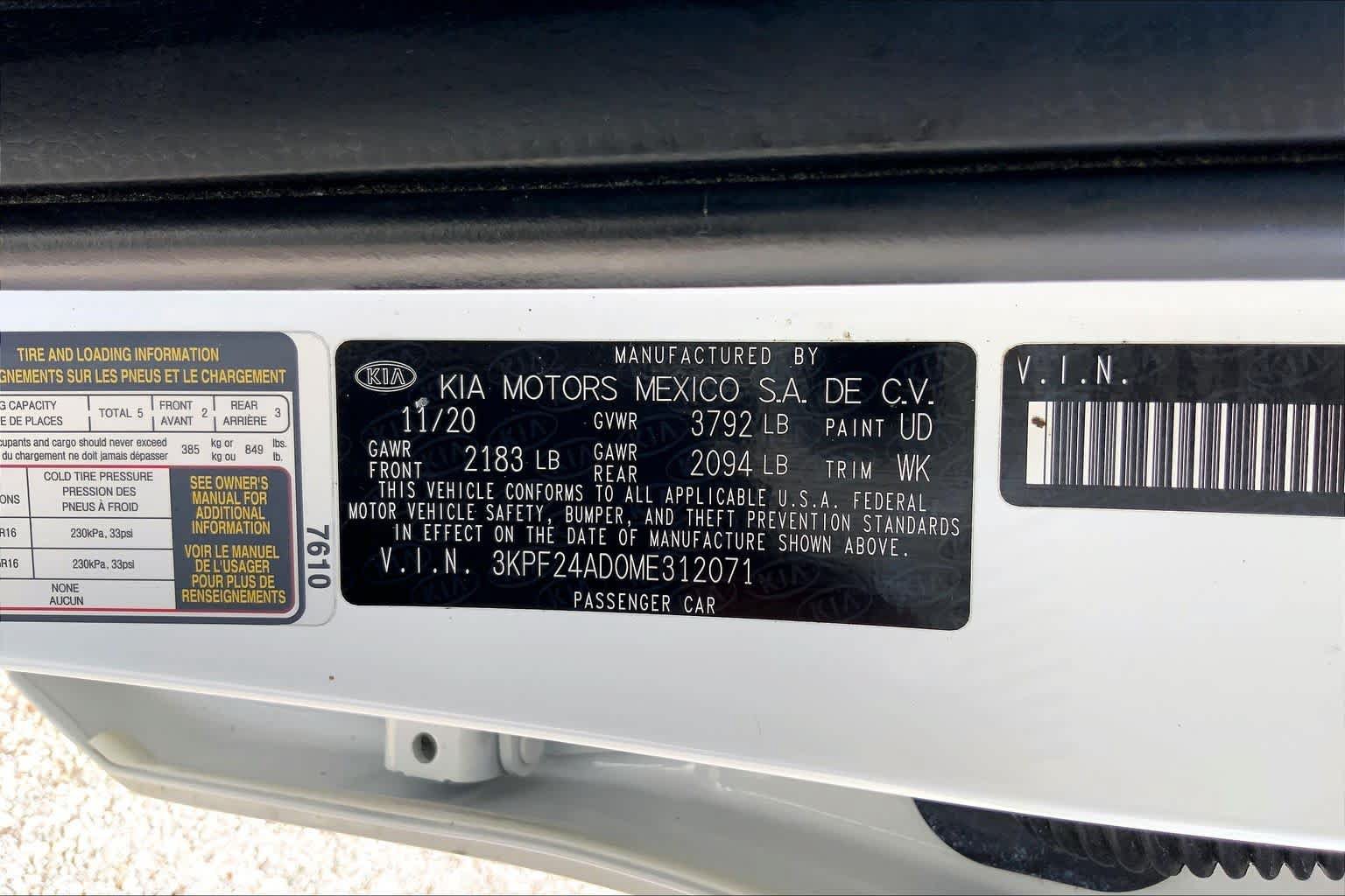 Used 2021 Kia Forte LXS FWD image 36