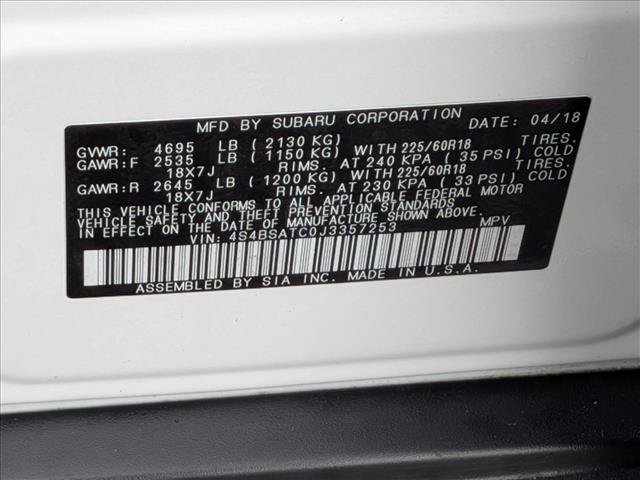 Used 2018 Subaru Outback 2.5i Touring AWD/4WD image 29