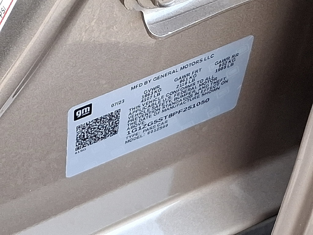 Certified 2023 Chevrolet Malibu RS FWD image 27