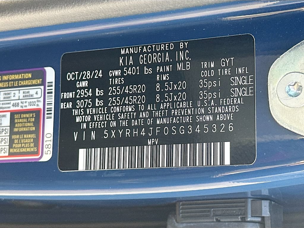 Certified 2025 Kia Sorento EX w/ Panoramic Sunroof Package FWD image 33