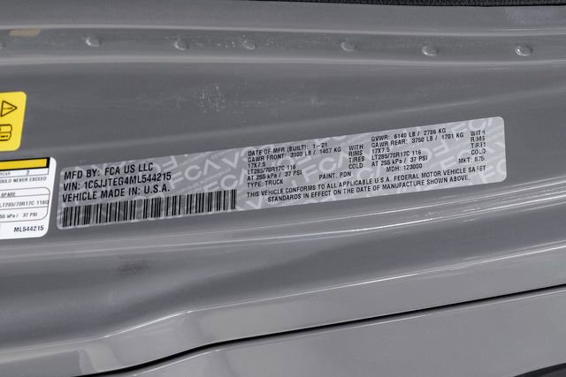 Used 2021 Jeep Gladiator Mojave image 88