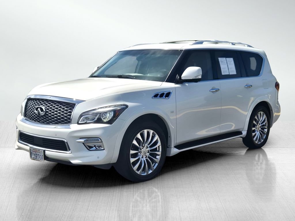 Used 2015 INFINITI QX80 Luxe w/ 22" Wheel Package AWD/4WD image 7