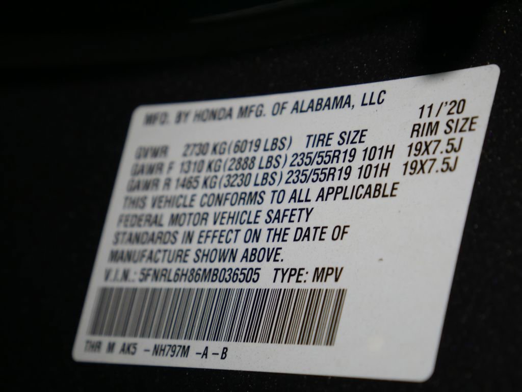 Used 2021 Honda Odyssey Touring image 29