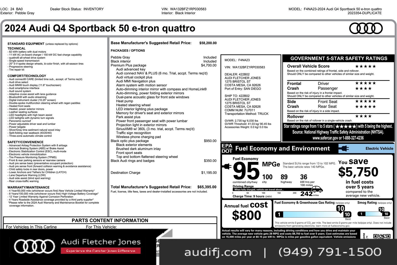 Used 2024 Audi Q4 e-tron Premium Plus image 3